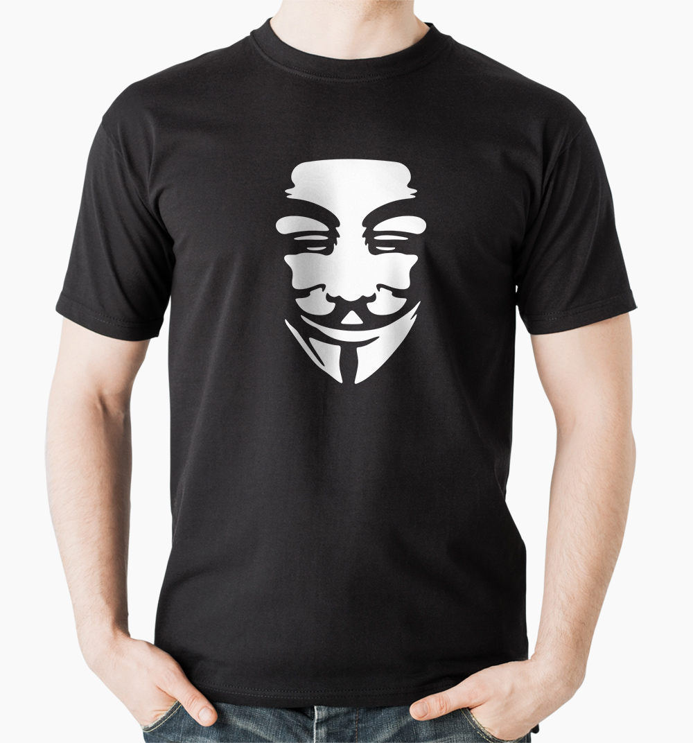 Tričko s potlačou Anonymous tričko