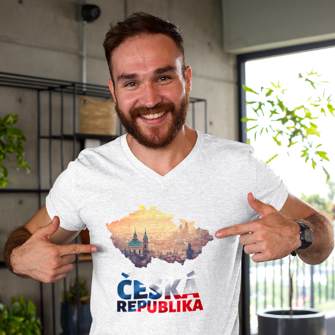 Tričko s potiskem Česká Republika stát 1