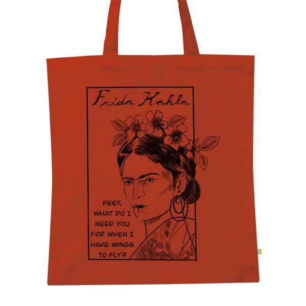 BIO platená taška s potlačou Frida Kahlo
