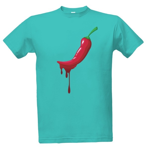 Tričko s potiskem Krvavé chilli
