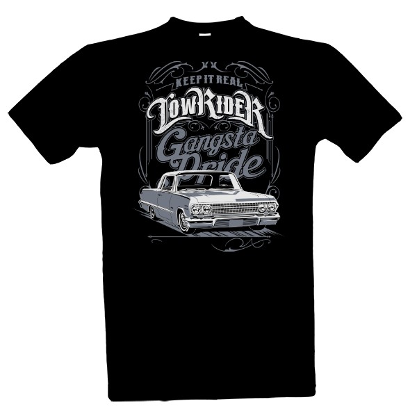 Tričko s potlačou Low Rider Clacic Hip Hop Chiano