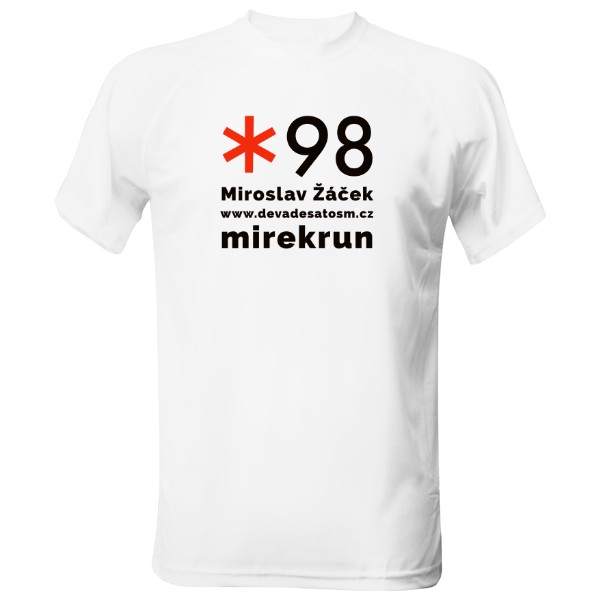 Pánské funkční tričko s potiskem Mira Žáček *98