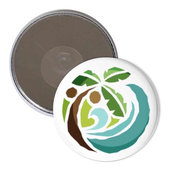 Magnet  s potlačou Palma, moře a kokosy
