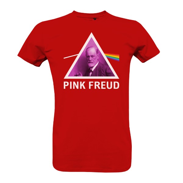 Tričko s potiskem PINK FREUD - DSOYM - verze 2 (potisk z obou stran)