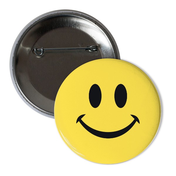 Odznáček  s potiskem Placka smajlík