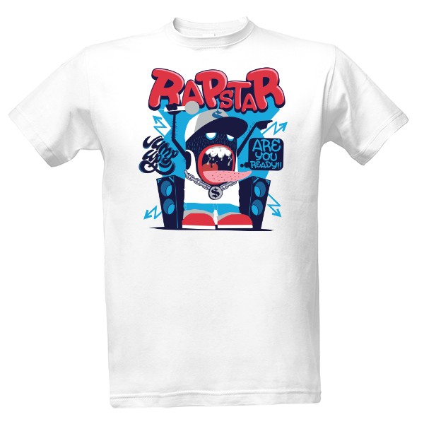 Tričko s potlačou Rap Star Classic Ramirez hip hop