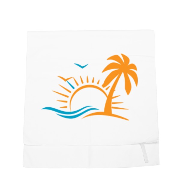 Sportovní ručník s potiskem Ručník s motivem pláže
