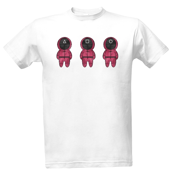 Tričko s potlačou Squid game