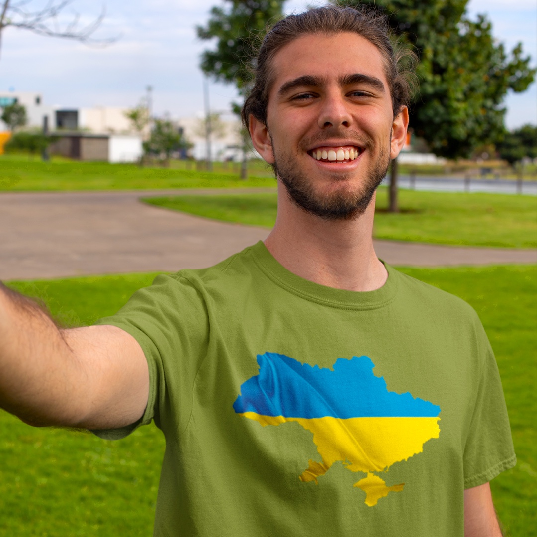 Tričko s potiskem Ukrajina
