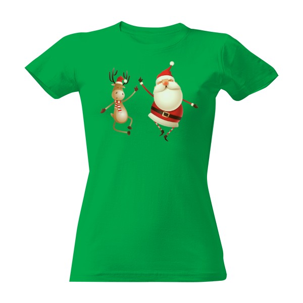 Tričko s potlačou Triko s vánočním motivem - dámské