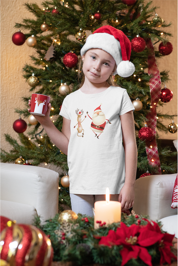 Tričko s potiskem Triko s vánočním motivem - dětské