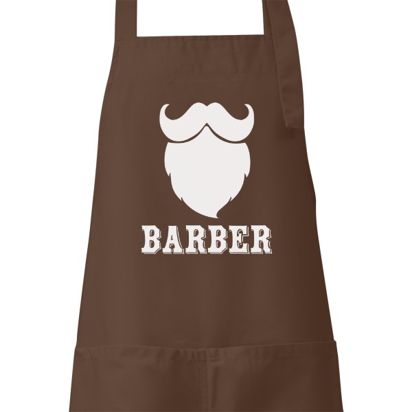 Zástera s potlačou Zástěra barber 2