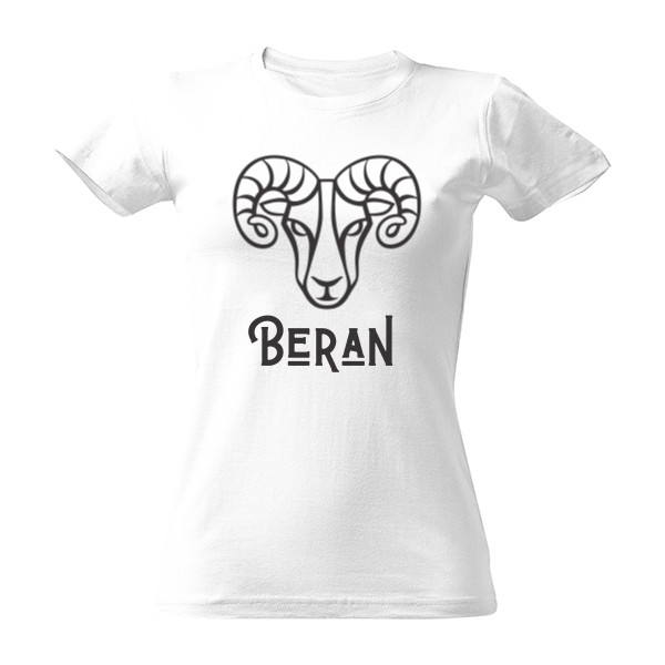 Tričko s potiskem Znamení zvěrokruhu - Beran - Aries