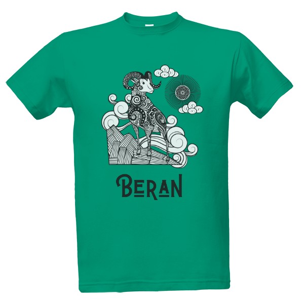 Tričko s potiskem Znamení zvěrokruhu - Beran - Aries